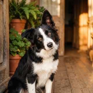 Frida, border collie