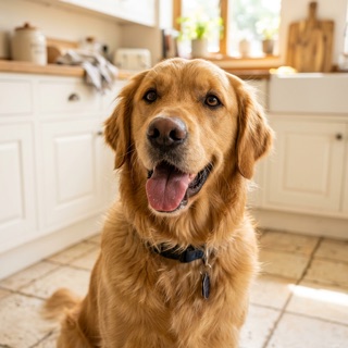 Toby, golden retriever